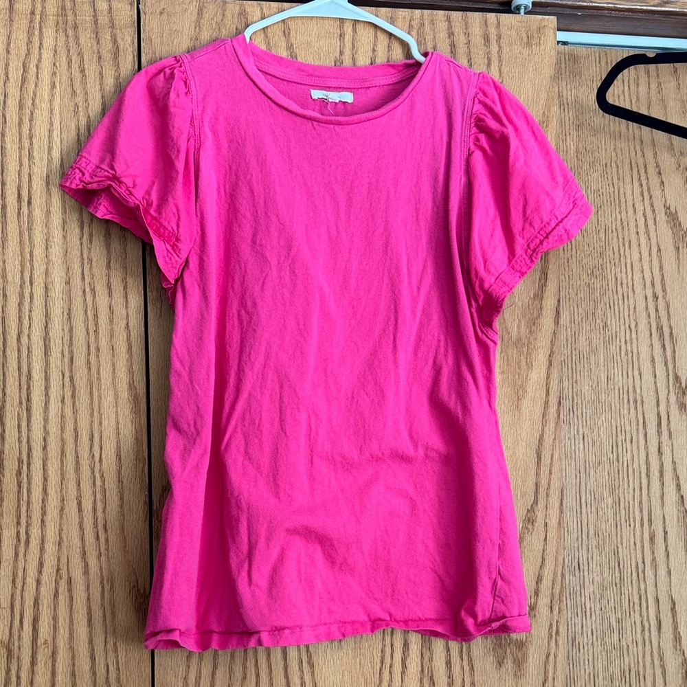 Maurices Hot Pink Short Sleeve Tee